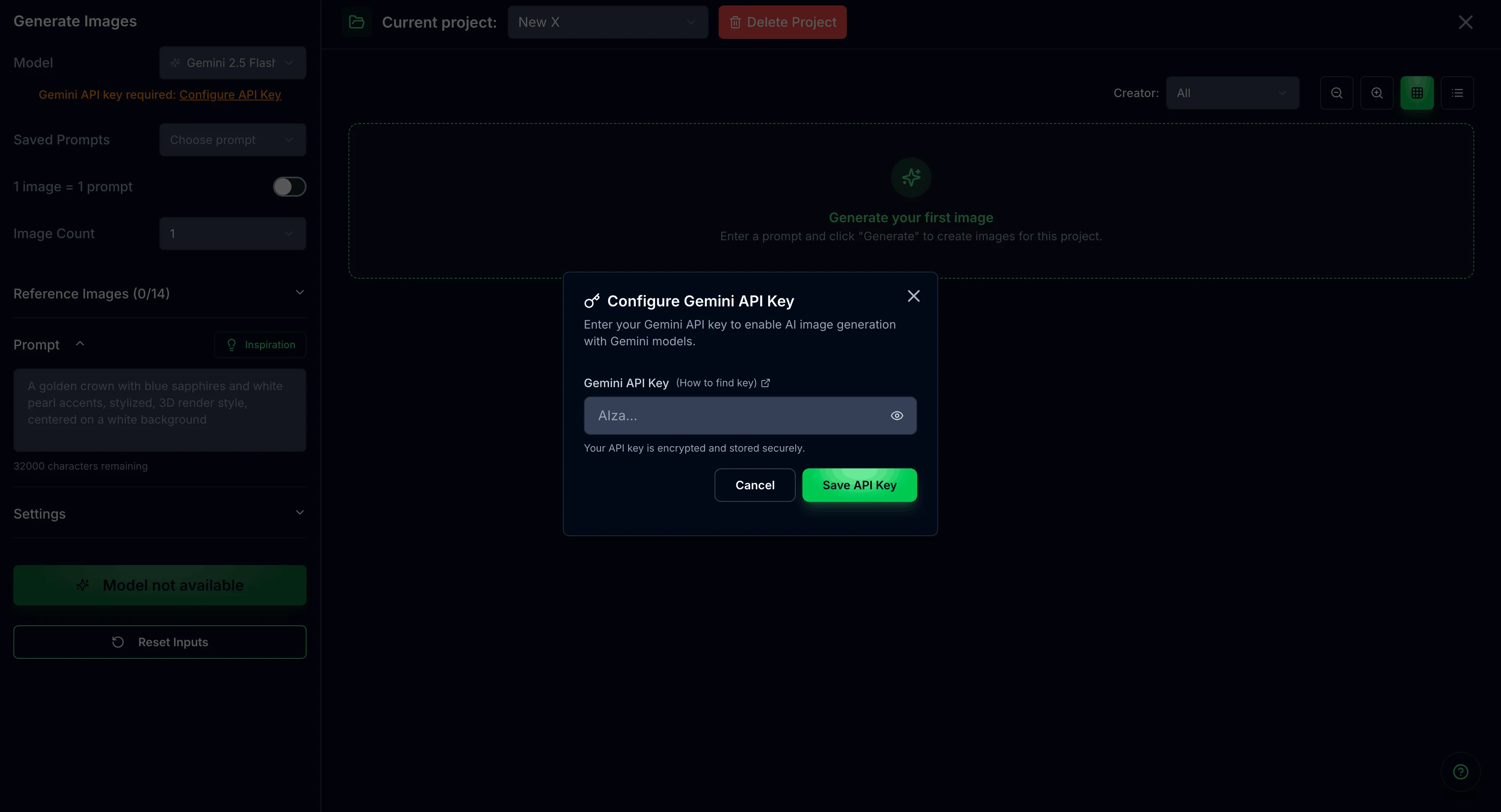 Choose and bring your own key (BYOK)